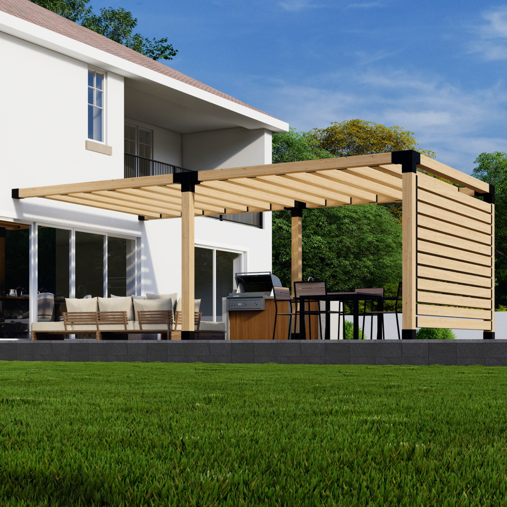 Kit for a Modern Pergola on Deck