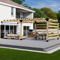 Bracket Kit for a Homemade Wooden Pergola
