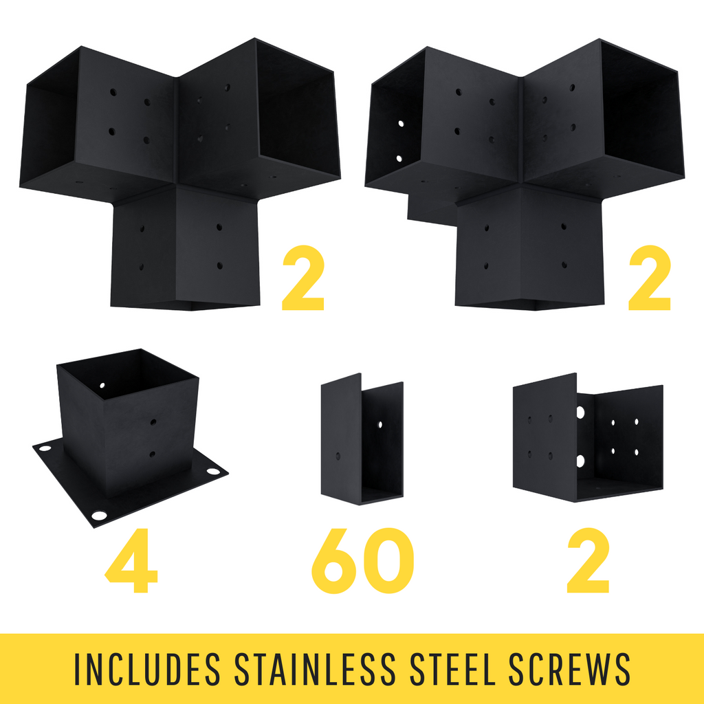 Kit for an Outdoor Pergola Structure