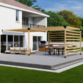 Kit for Building a Pergola on House Wall
