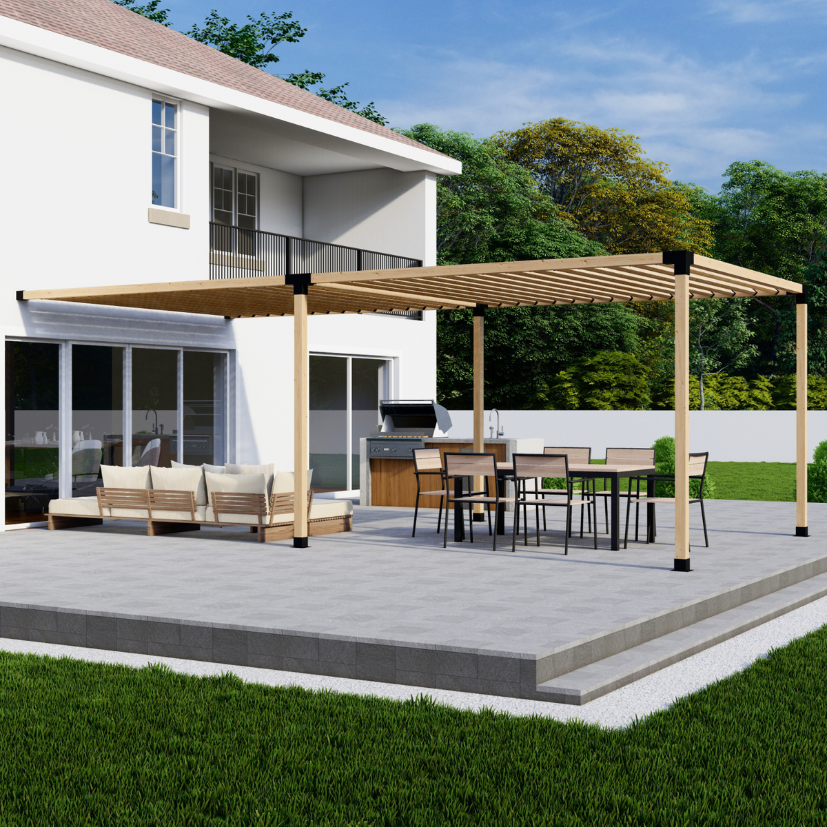 Pergola Metal Kit - 4x4 or 6x6 Brackets