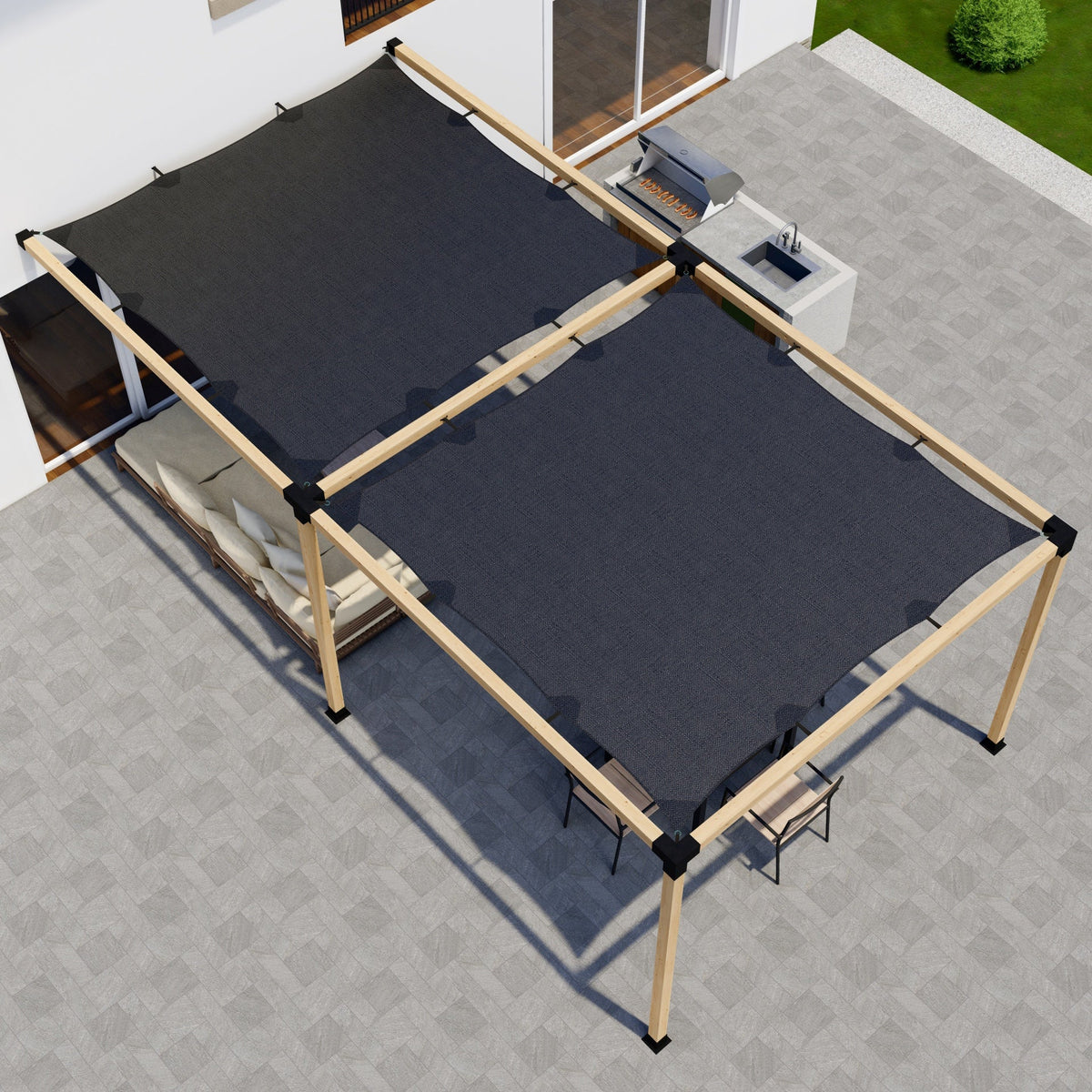 Pergola Sun Shade Kit