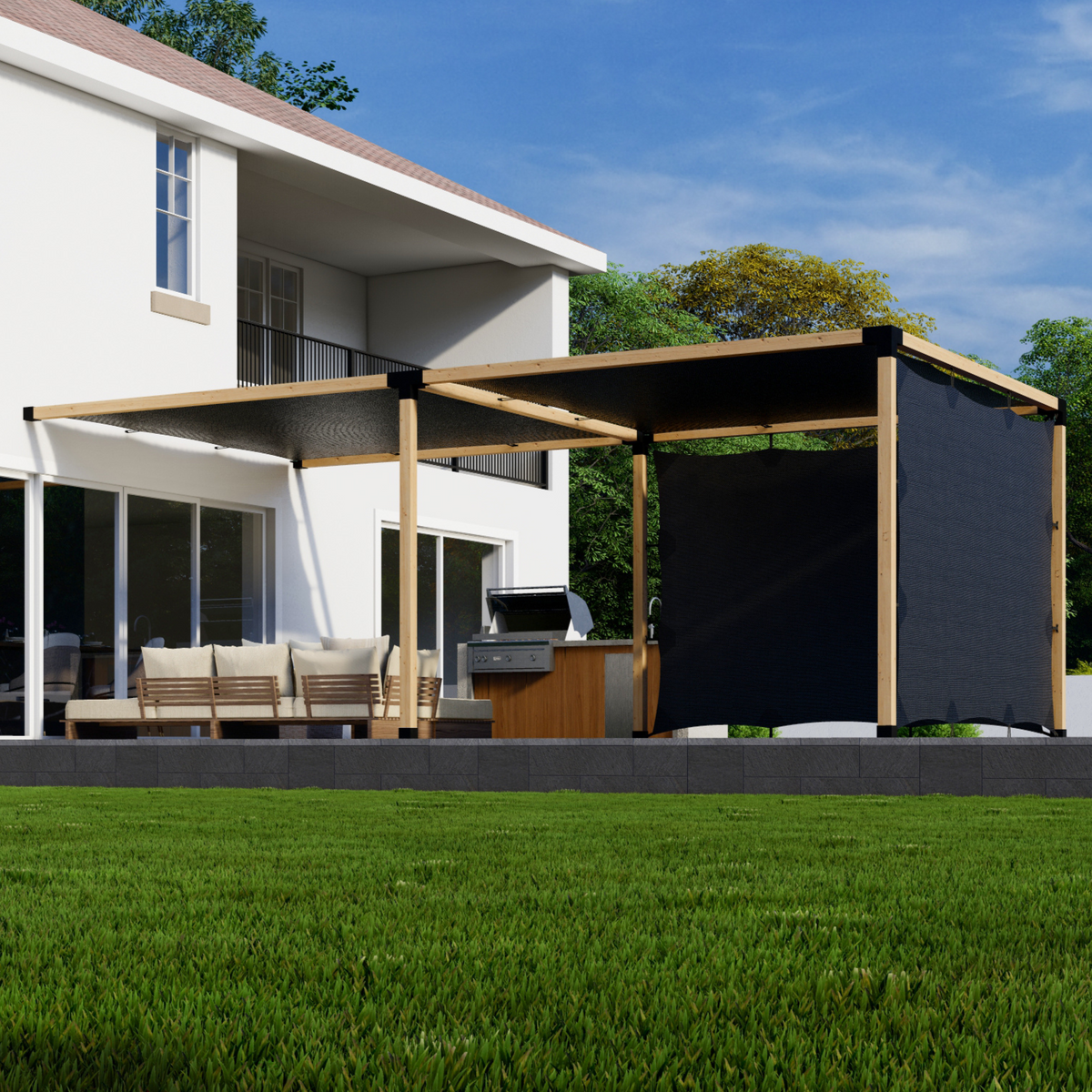 Screened Pergola Kit - For Any Pergola