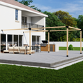 Kit for Open-Top Pergola Without Roof