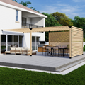DIY Kit for Pergola Attached to Home