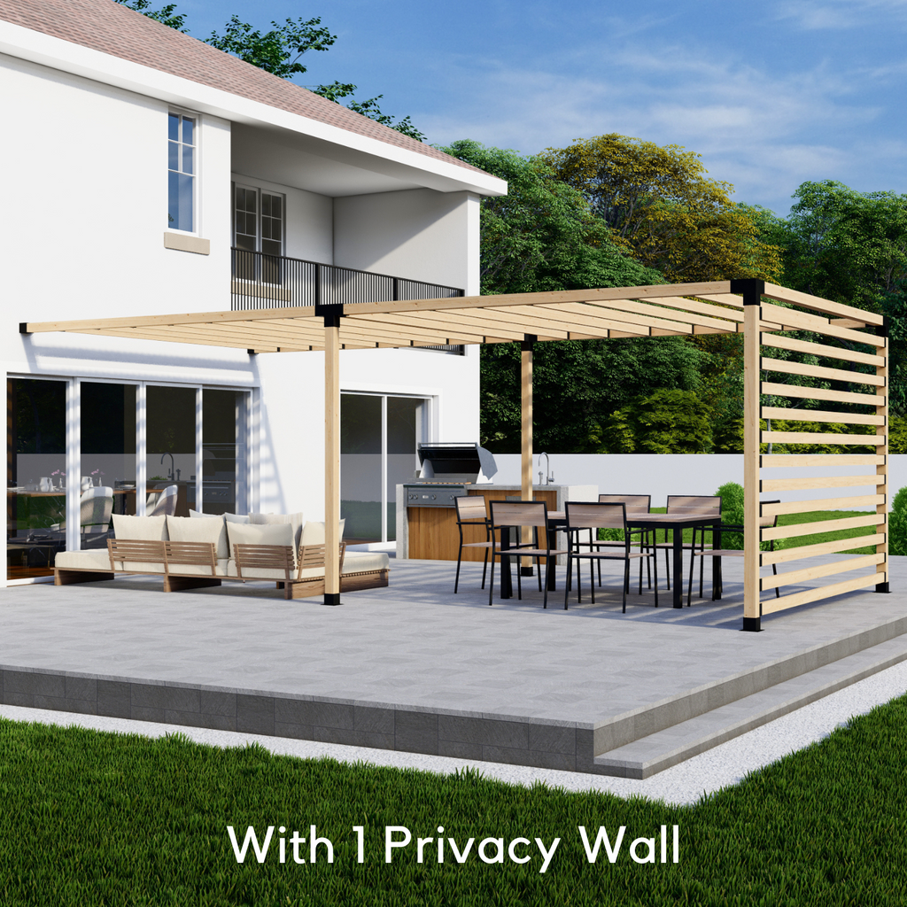 Kit w/ 4x4 or 6x6 Brackets & Hardware for Pergola