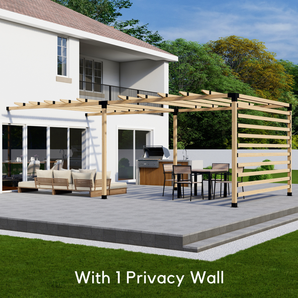 Set of 4x4 Brackets for Pergola on Patio or Deck