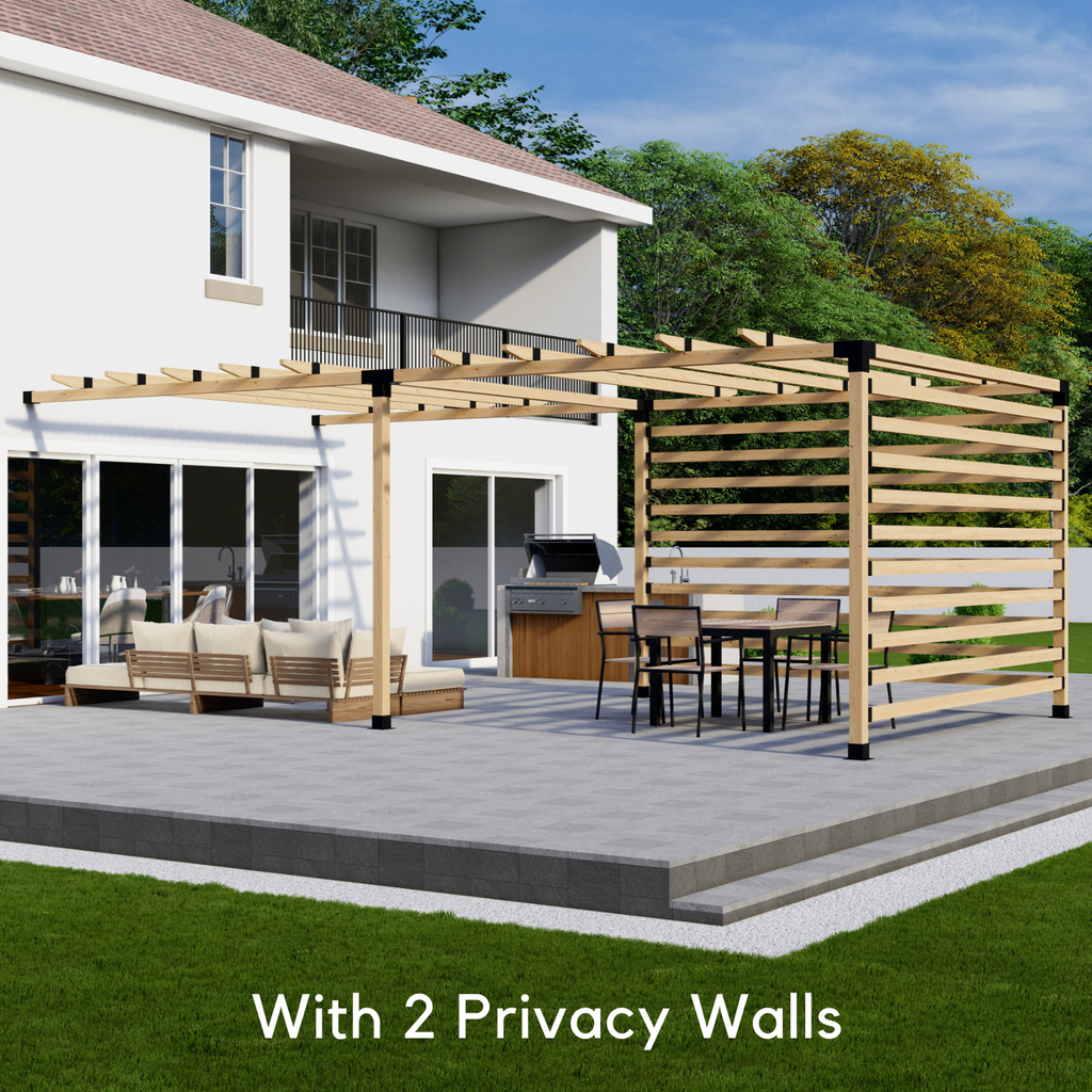 Set of 4x4 Brackets for Pergola on Patio or Deck