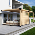 DIY Pergola With Roof Kit