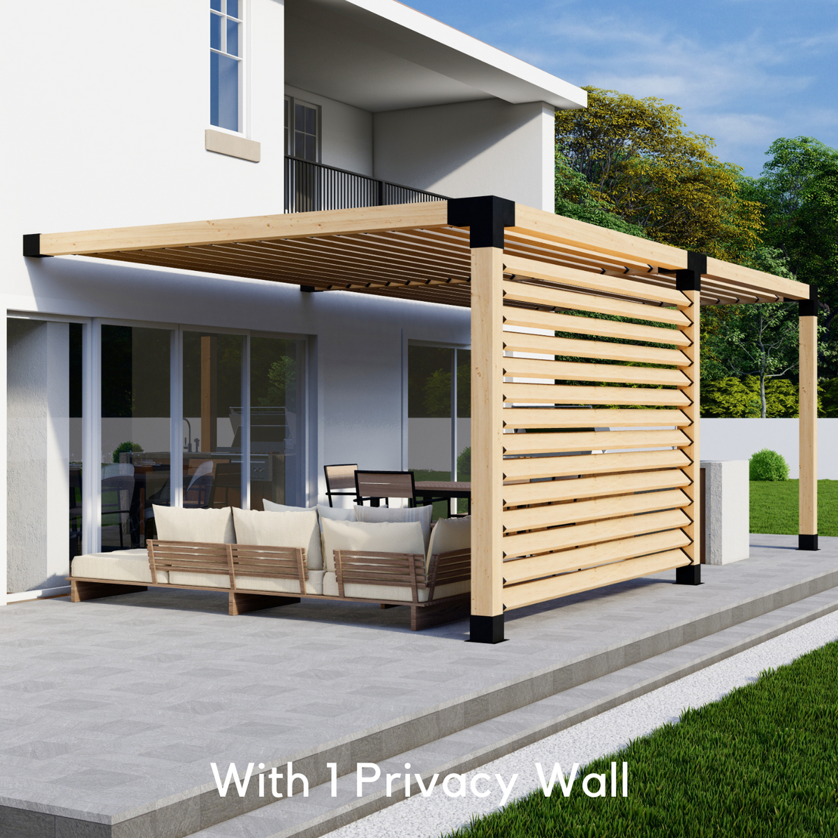DIY Wall-Mounted Pergola Kit