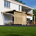 Kit for a Pergola With Screen Roof