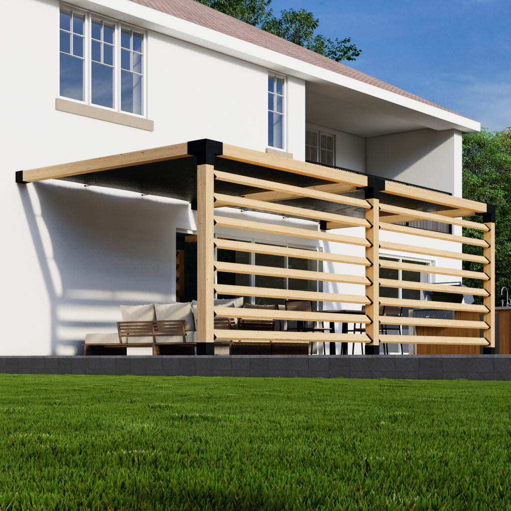 DIY Kit for Installing Pergola on Deck