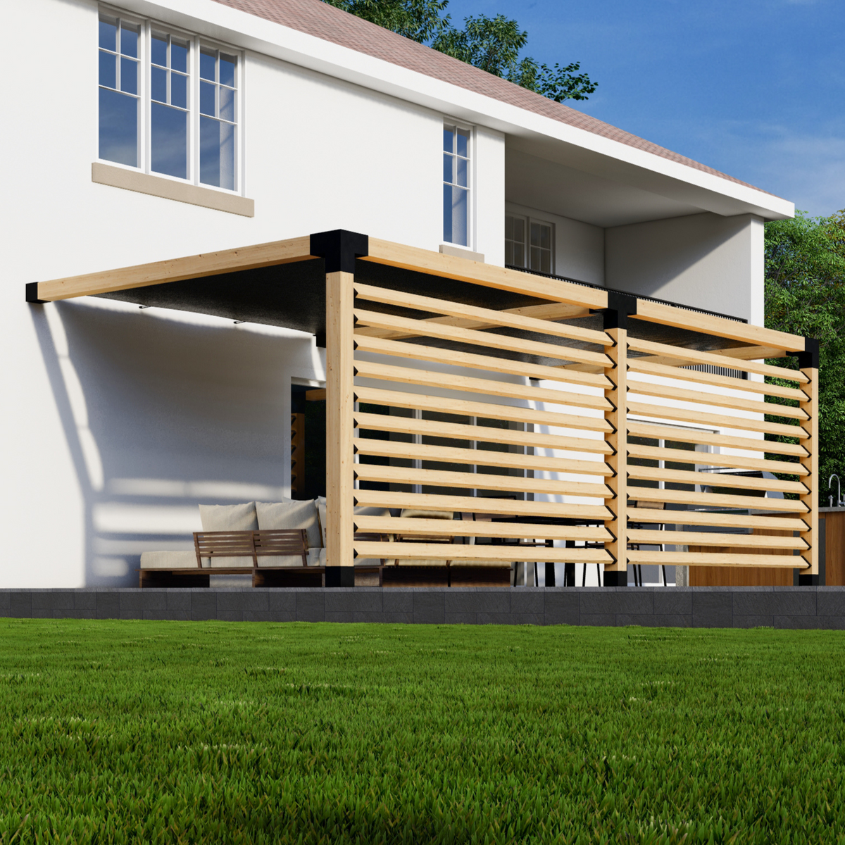 Pergola Patio Shade Kit