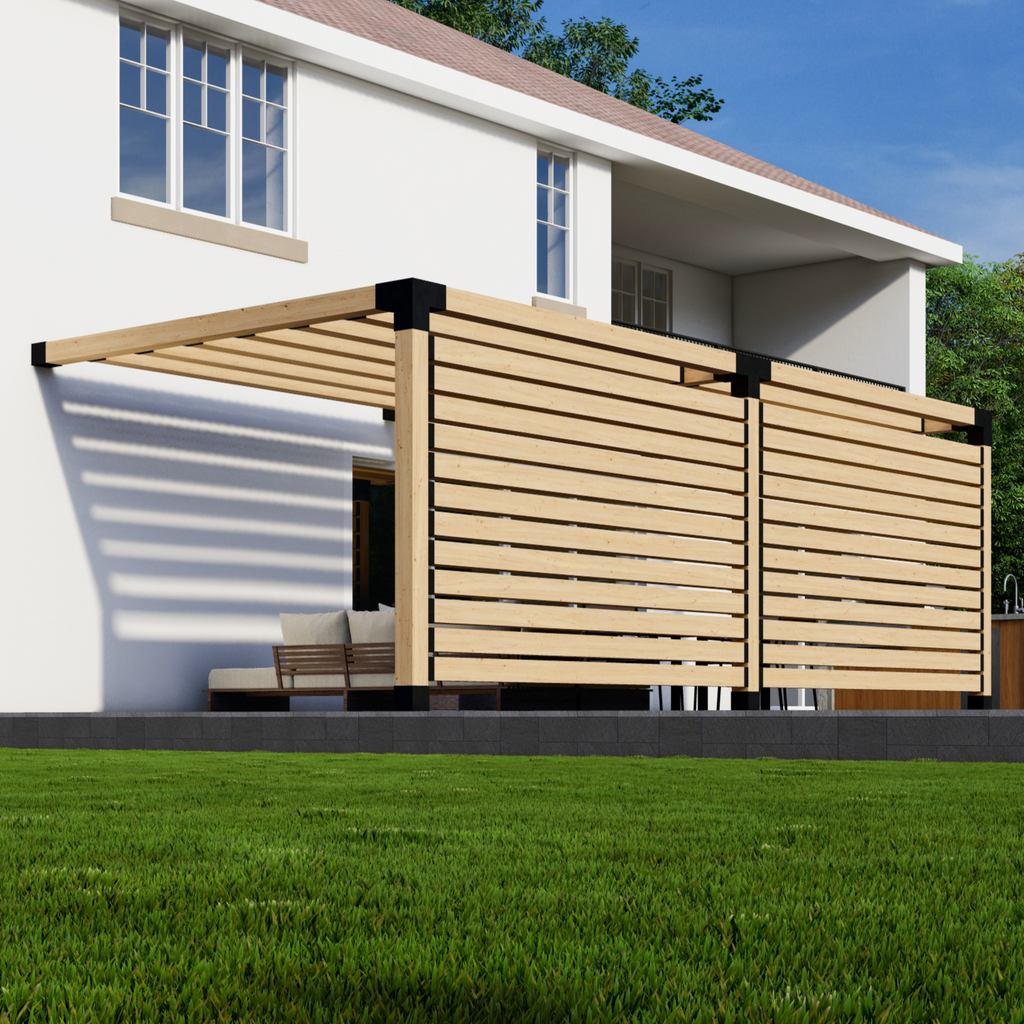 Bracket Kit for a Wooden Covered Pergola
