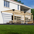 Bracket Kit for Building Contemporary Wood Pergola