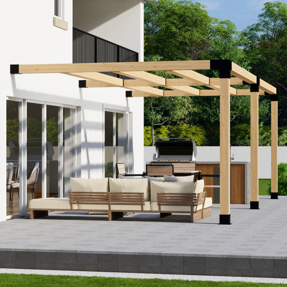 Kit for a Pergola on Pavers/Deck/Concrete