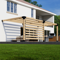 Pergola With Roof DIY Kit