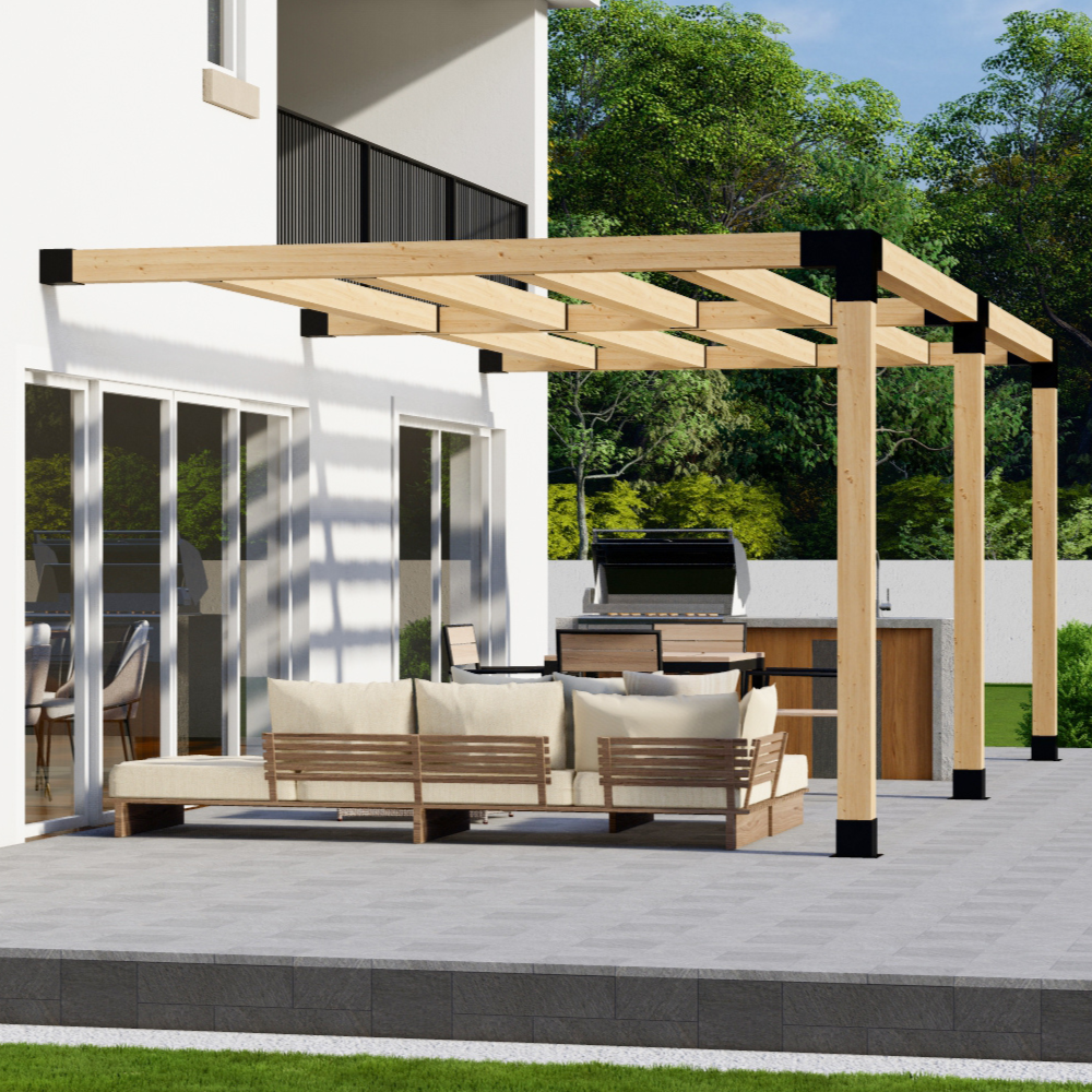 Kit for a Pergola Off Side of House