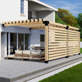 Kit for Cantilever Pergola Attached to House