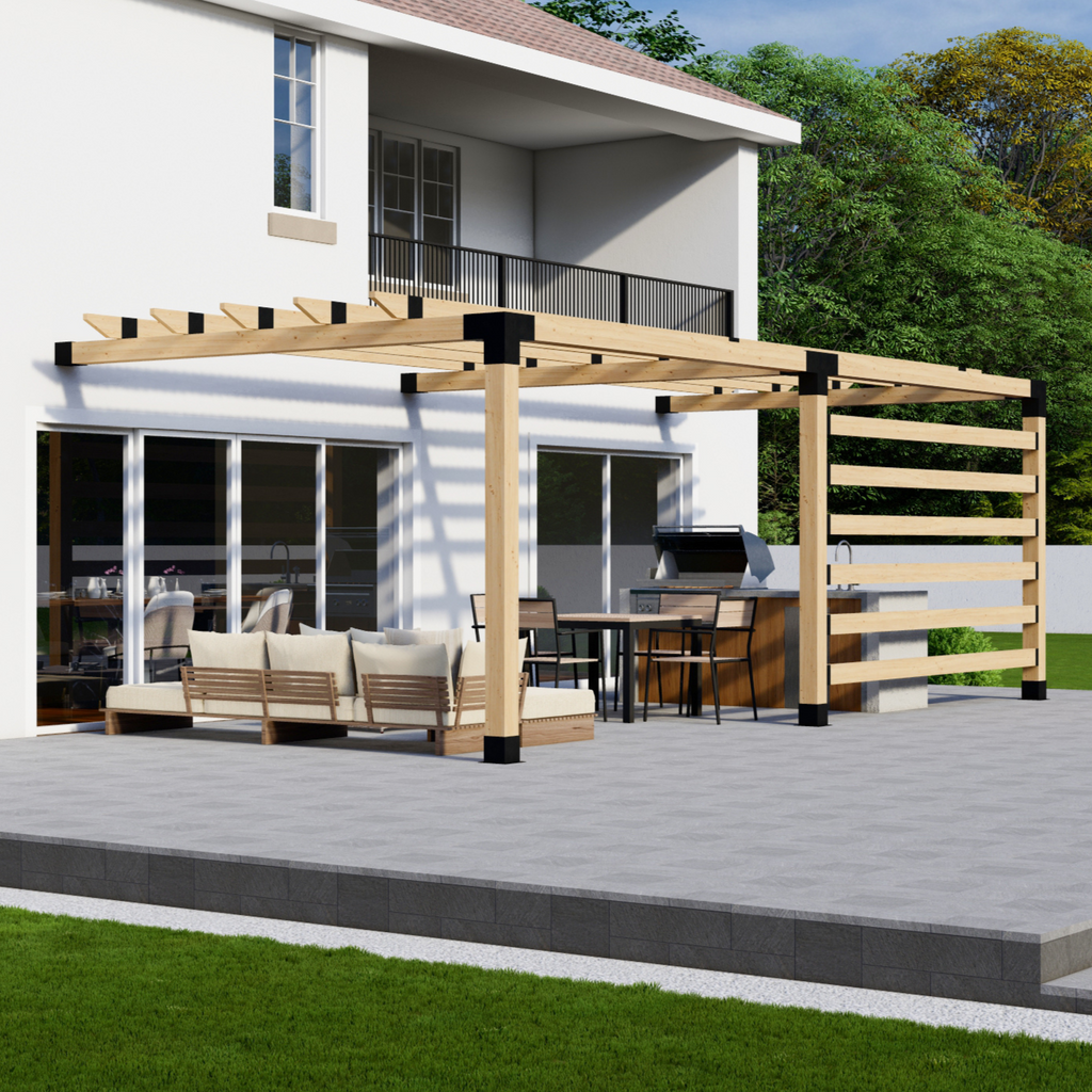 Backyard Covered Pergola Kit