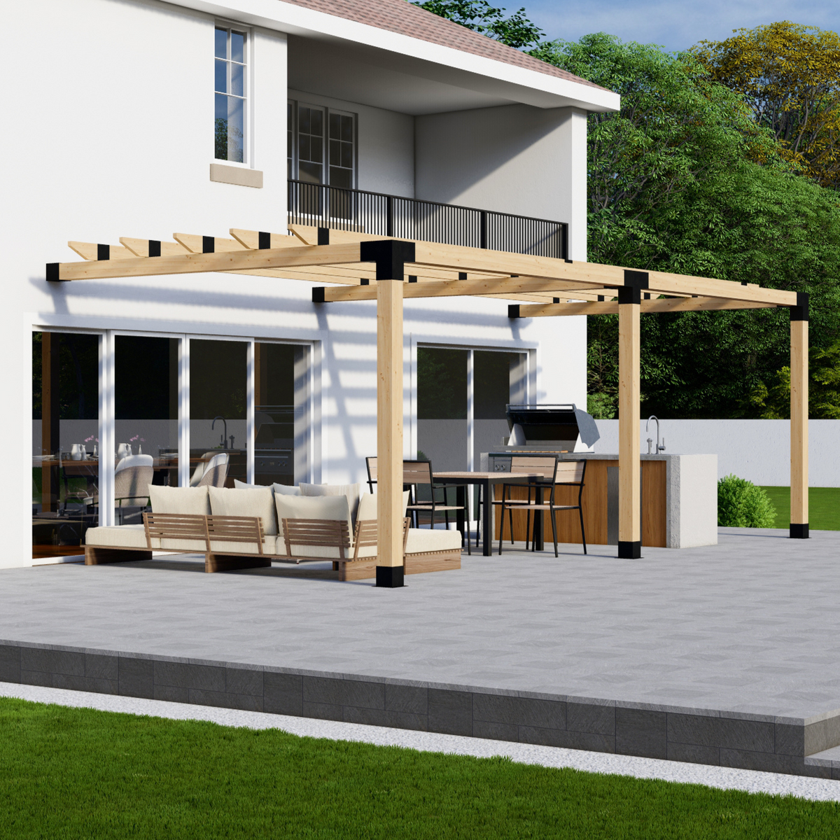 DIY Cantilever Pergola Kit