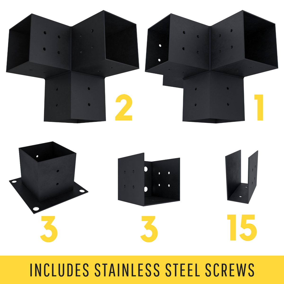 Kit for a Simple Pergola Attached to House