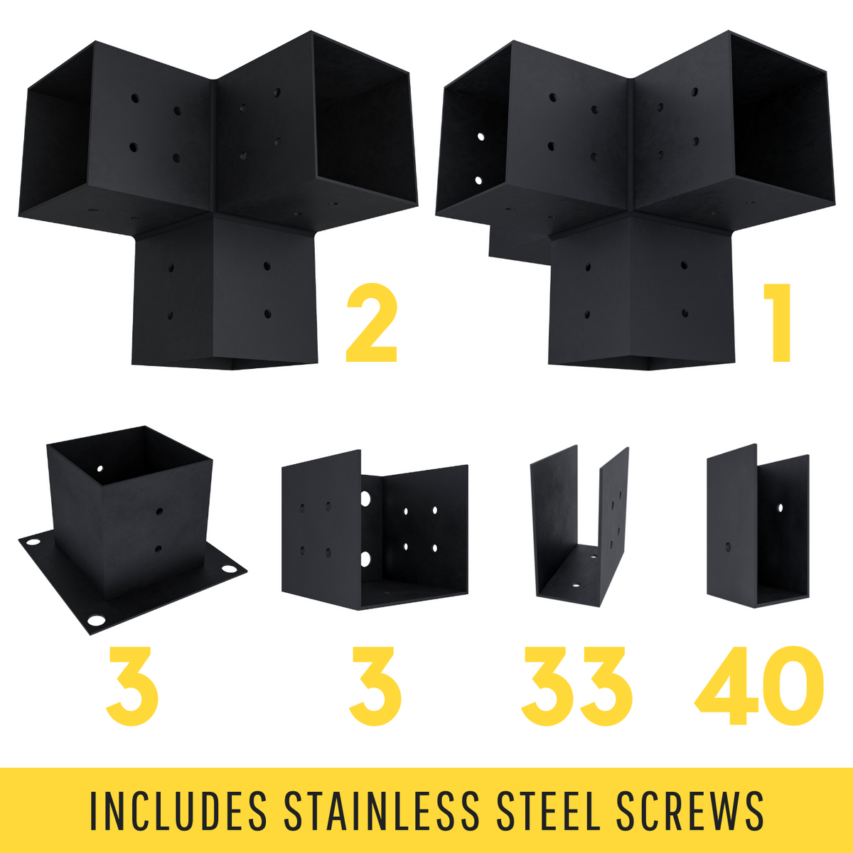 Bracket Kit to Build an Attached Pergola