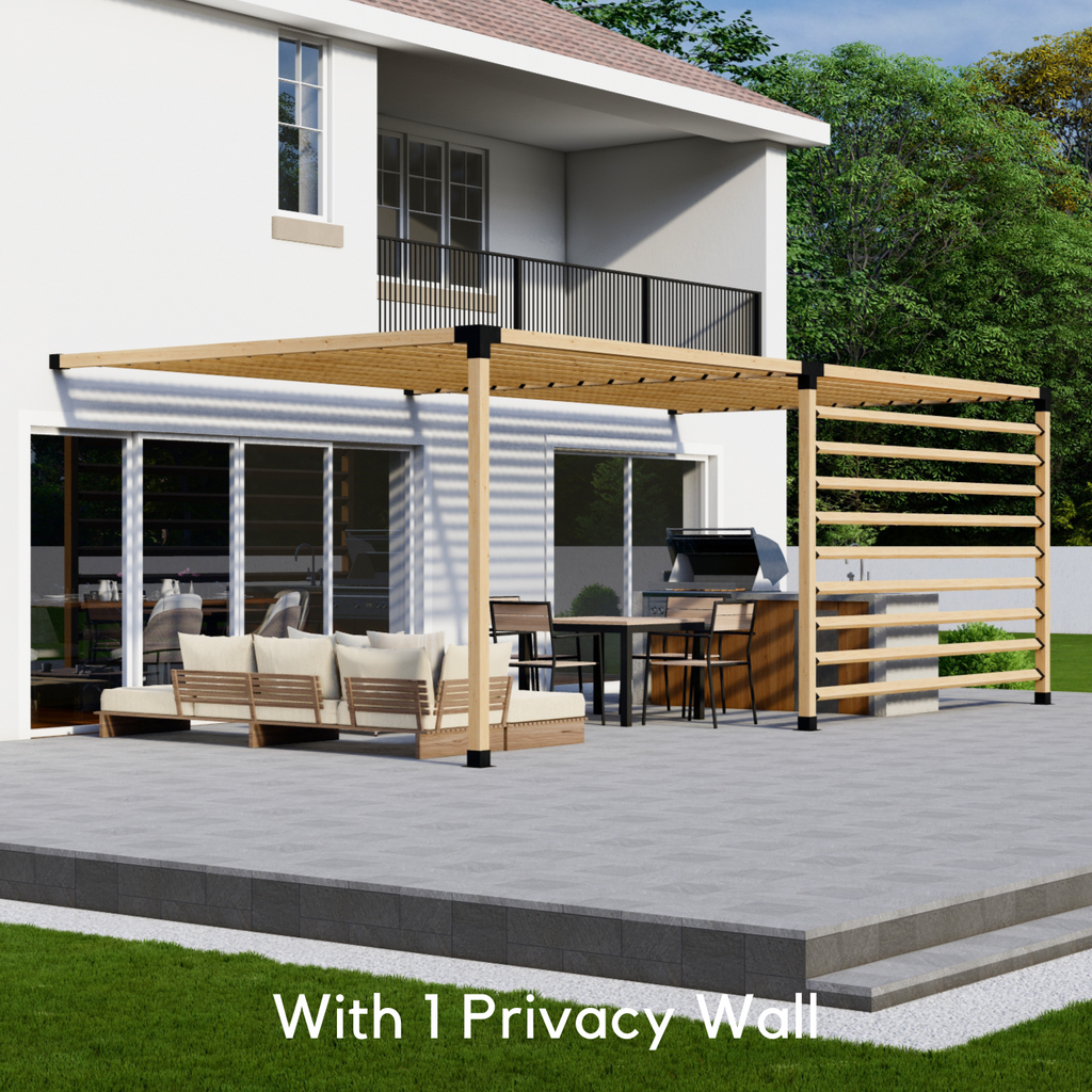 Kit for a Pergola Connected to House