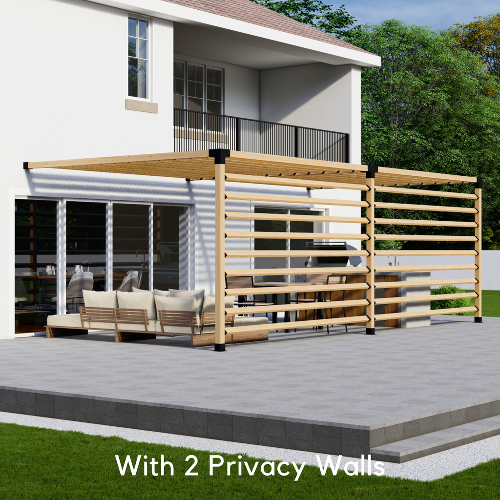 Kit for a Pergola Connected to House