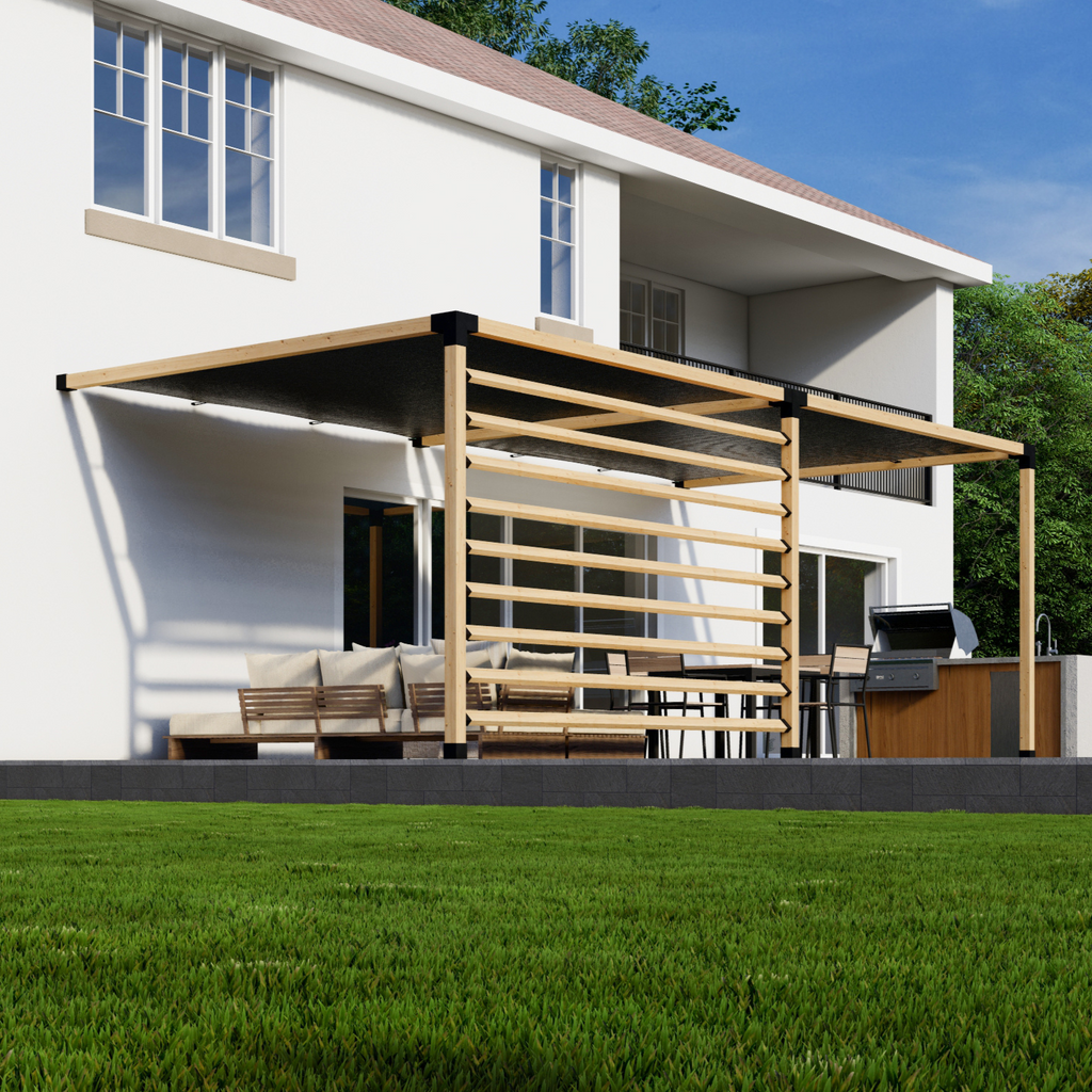 House-Mounted Pergola Kit
