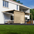 Black Modern Pergola Brackets Kit