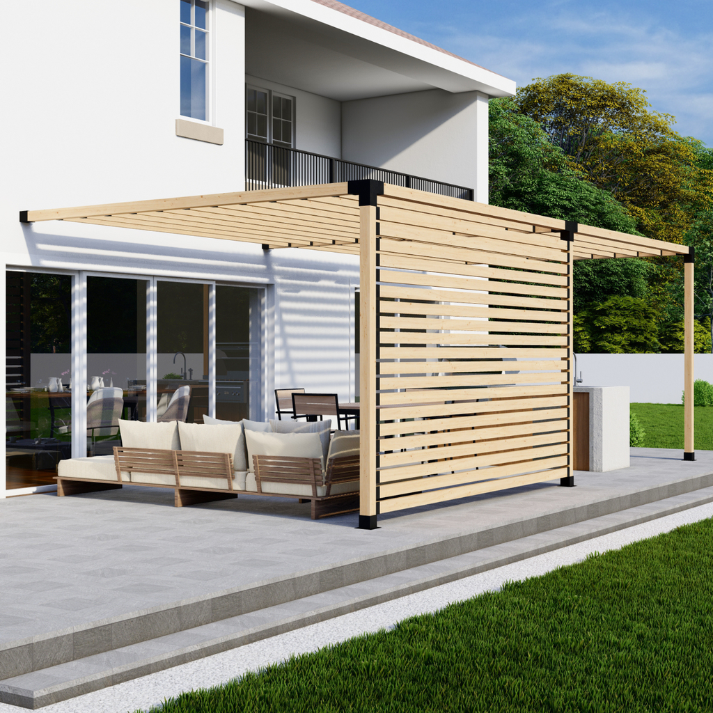 Kit for a Steel/Wood Pergola