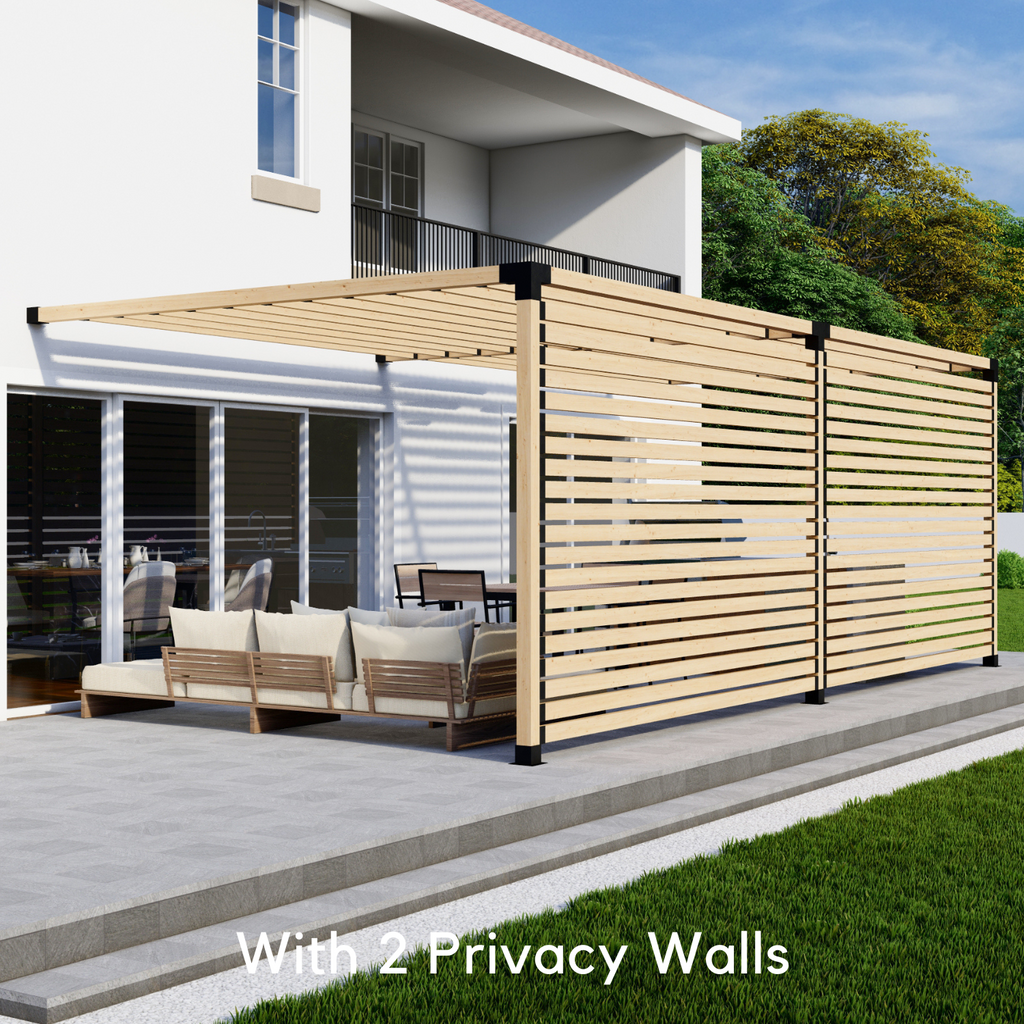 Kit for a Steel/Wood Pergola