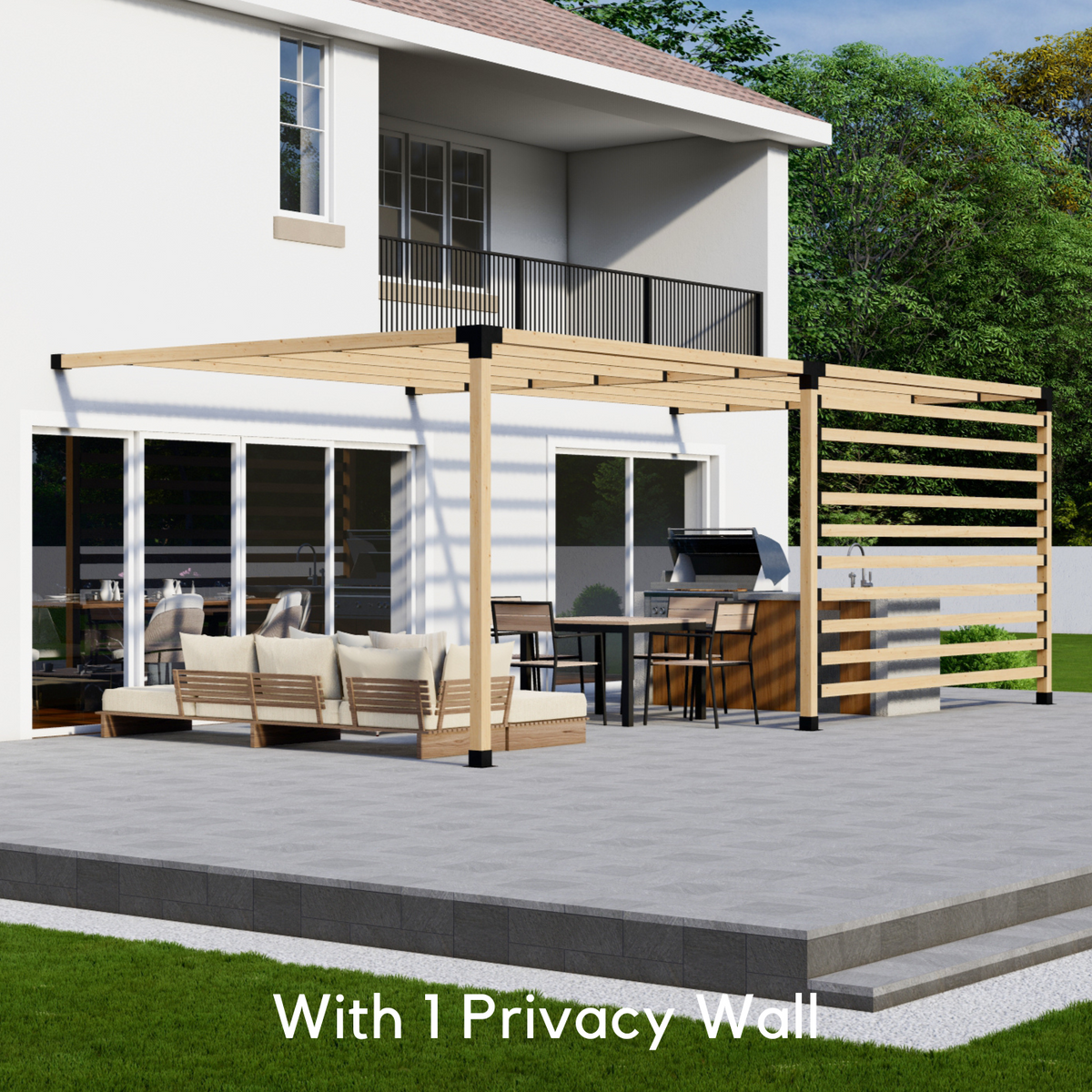 Kit to Build Pergola Off House
