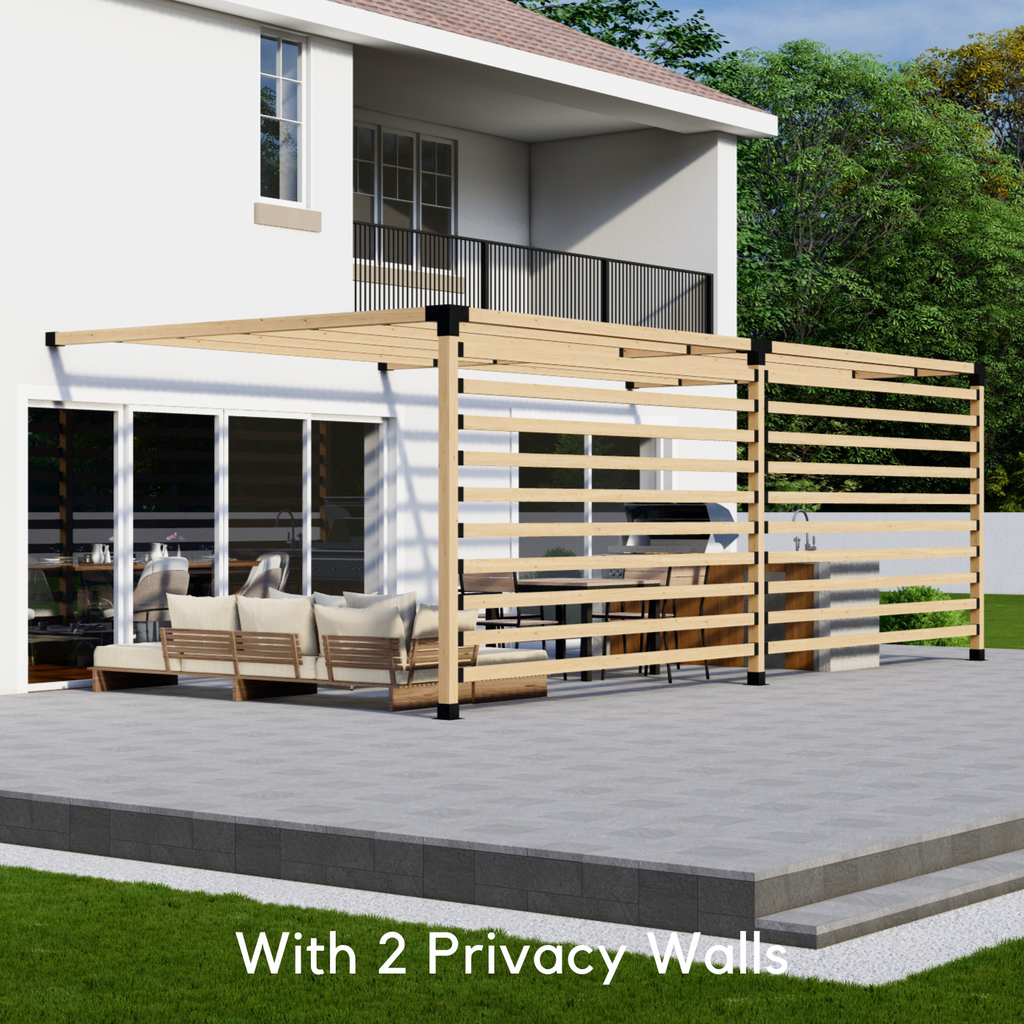 Kit to Build Pergola Off House
