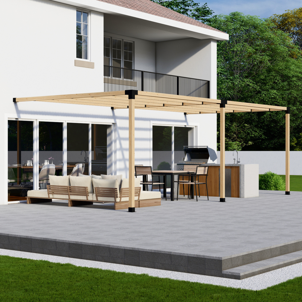 Kit for a Pergola Connected to House