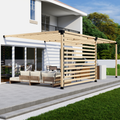 Kit for Building a Pergola Off House
