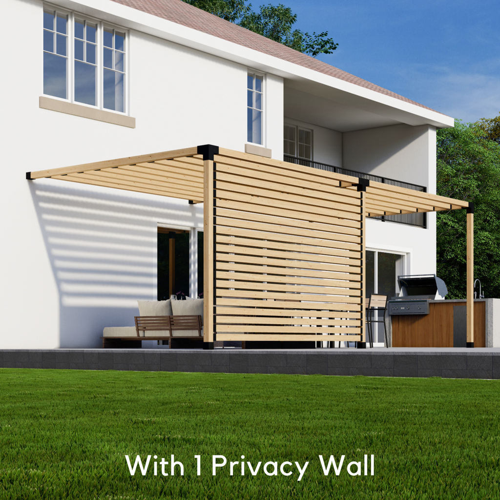 Wall-Attached Pergola Kit