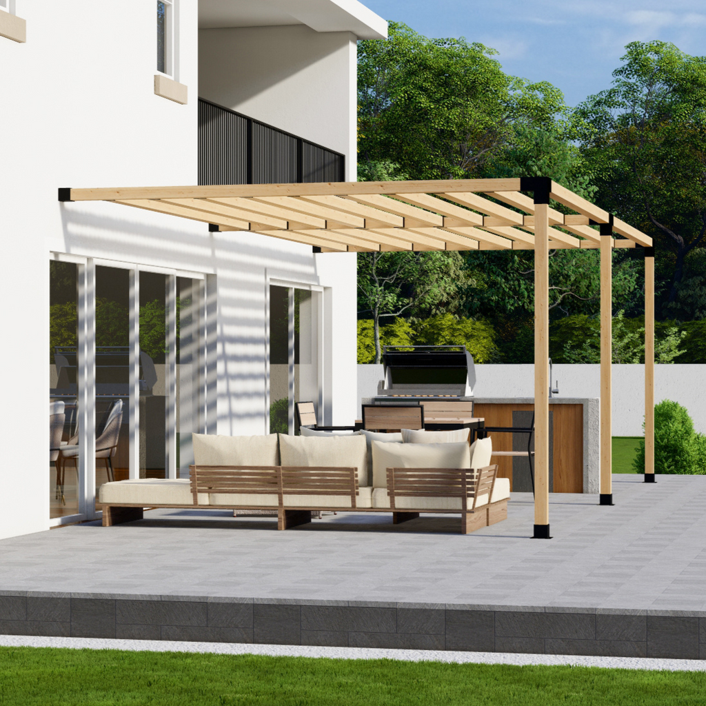 Wall-Attached Pergola Kit