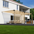 Kit for a DIY Pergola Attached to House