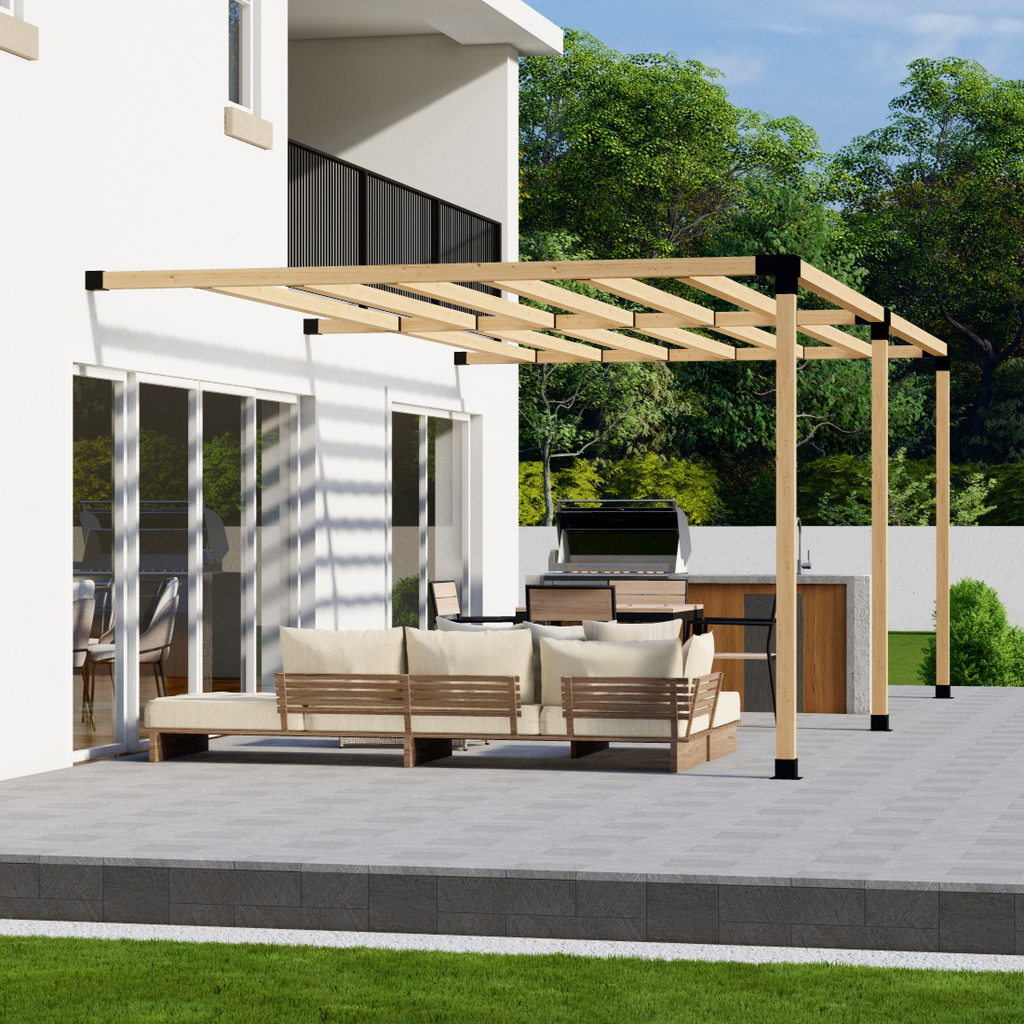 House-Attached Pergola Kit