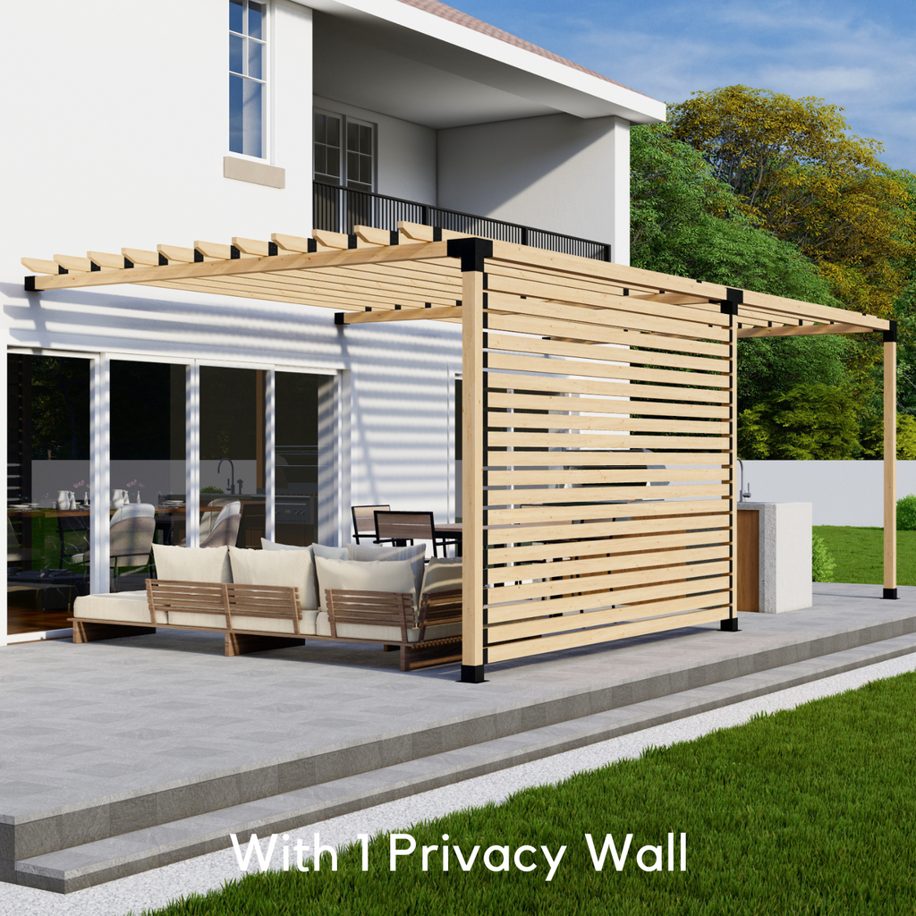 Bracket Kit for Building Cedar Attached Pergola