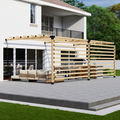 Wooden Garden Pergola Kit