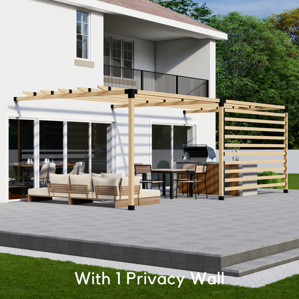 Kit for a Simple Pergola Attached to House
