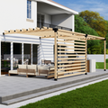 Modern Cantilever Pergola Kit - For Attached Pergola