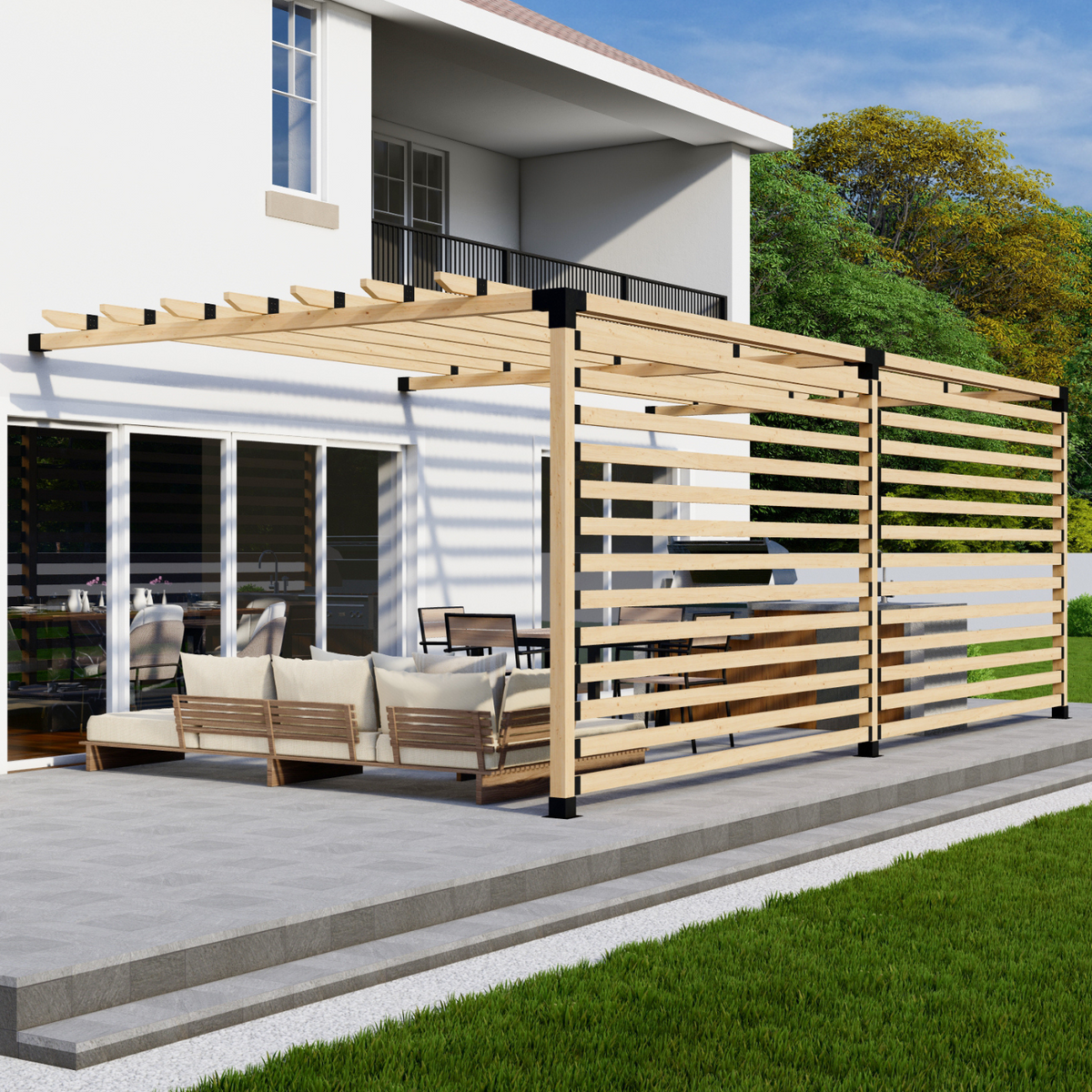 Kit w/ 4x4 or 6x6 Wood Brackets for Pergola