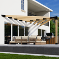 DIY Kit w/ Corner Metal Posts for Pergola