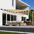 DIY Kit w/ Corner Steel Posts for Pergola
