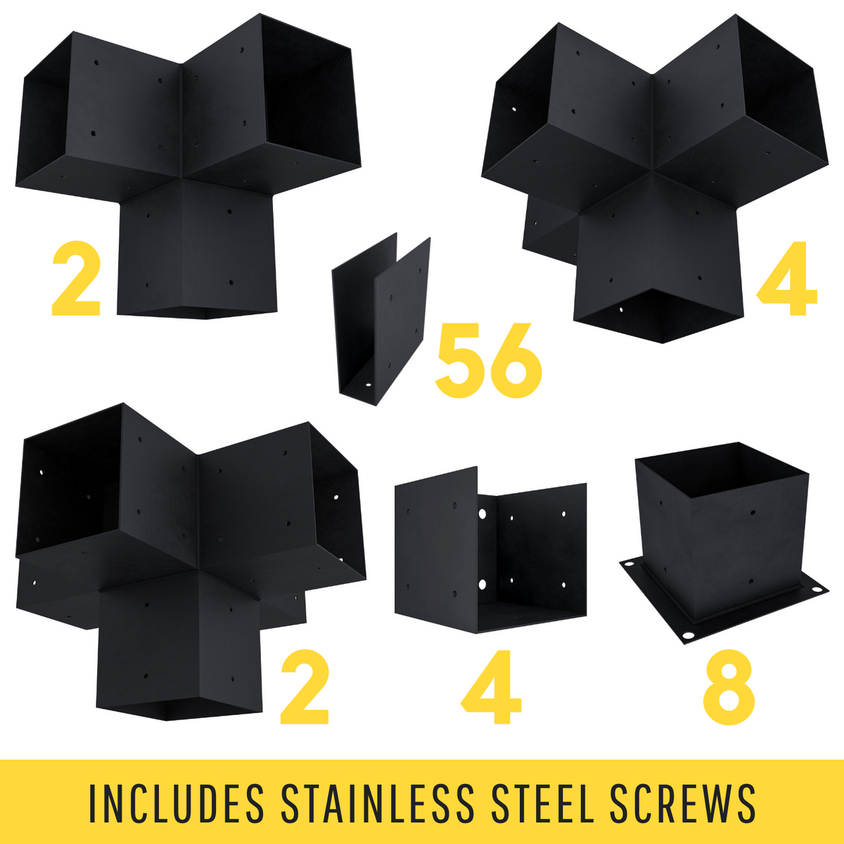 Kit for a Big Pergola Attached to House