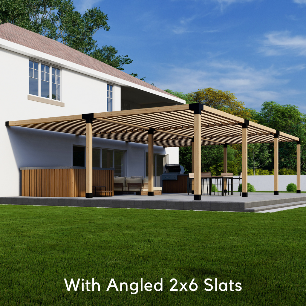 Kit for a Big Pergola Attached to House